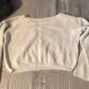 KNITTED CROPPED LONG SLEEVE